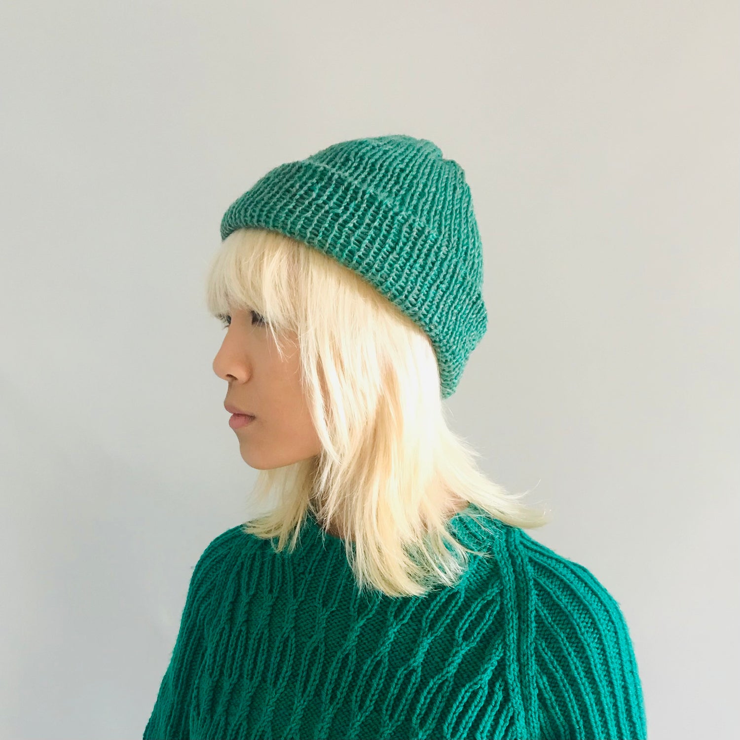 Womens knitted woollen beanie made in new zealand